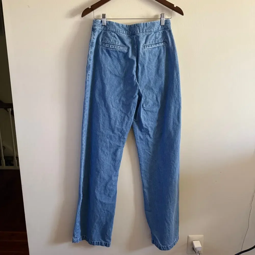 SEZANE Jeans Trousers Size 38 Medium Size US 6 - Picture 3 of 3